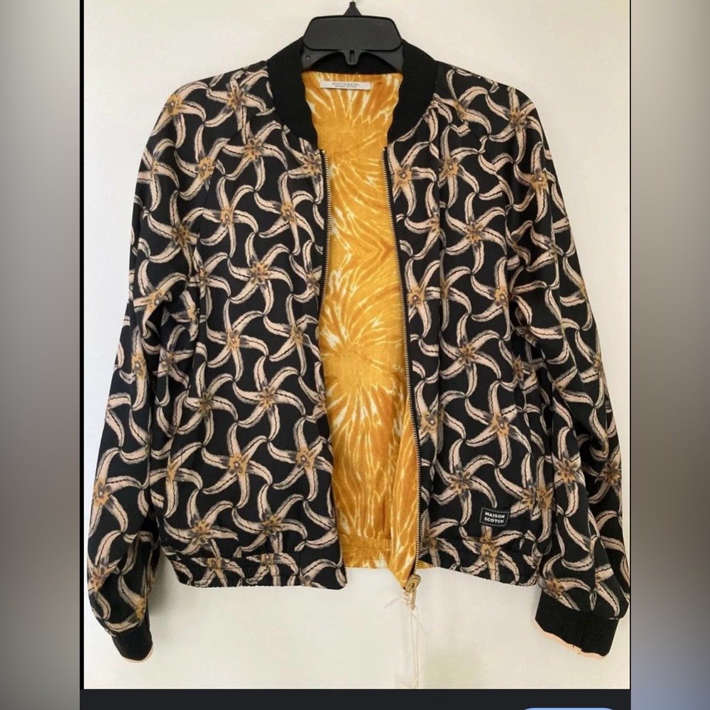 SCOTCH & SODA Printed Reversible Bomber Sz M